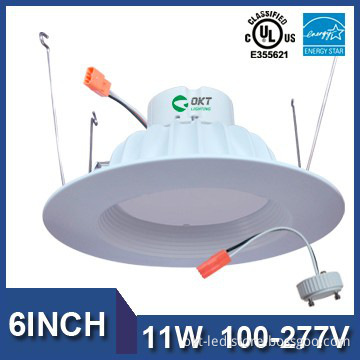 2014 for Residential dimmable 11W 6 inch led ceiling downlighting
